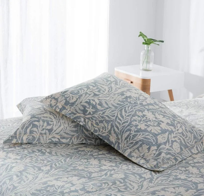 Duvet Cover, Thread Count Cotton Printed Luxury Floral Comforter