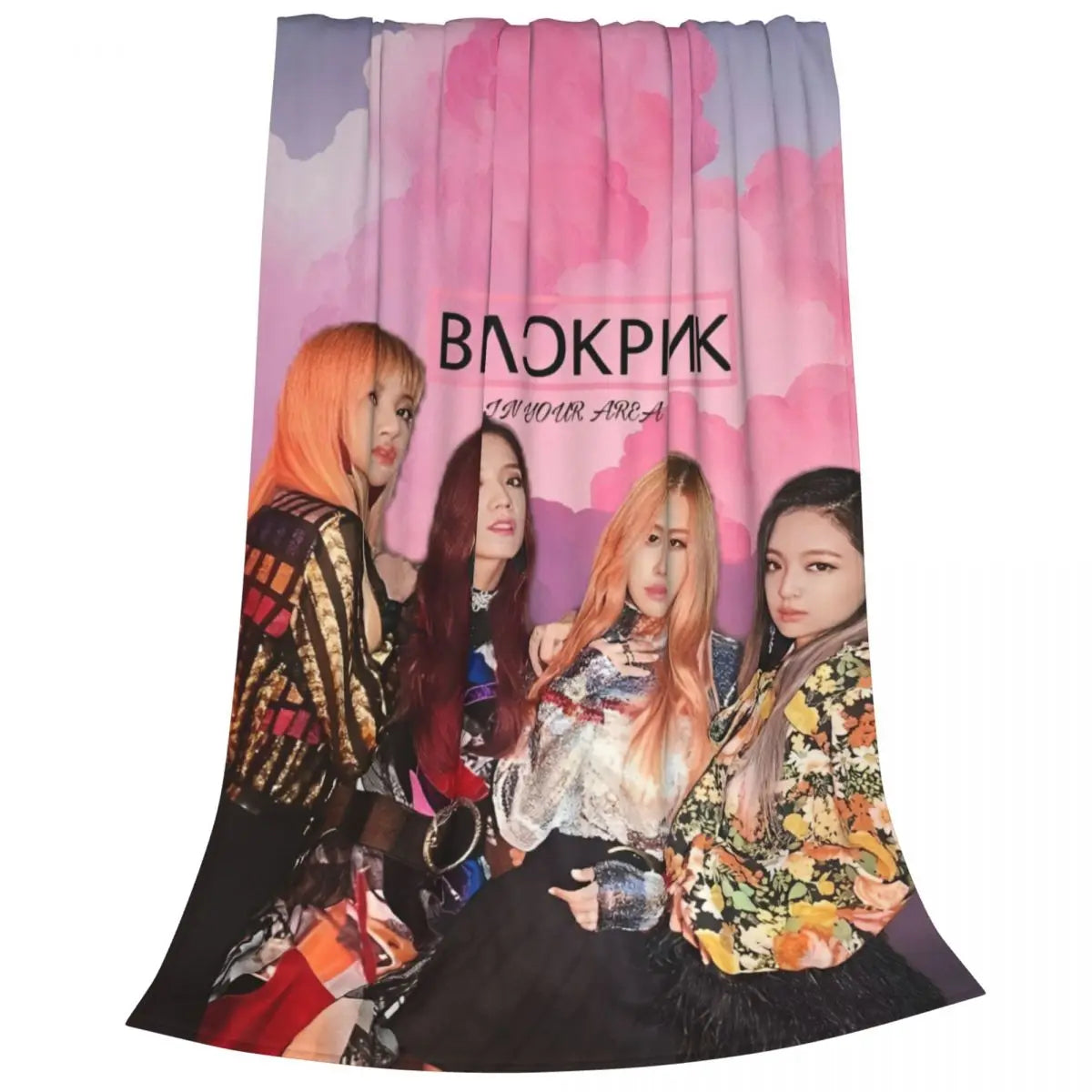 Music Idol Black-Pinks Girl Blankets Flannel All Season in USA