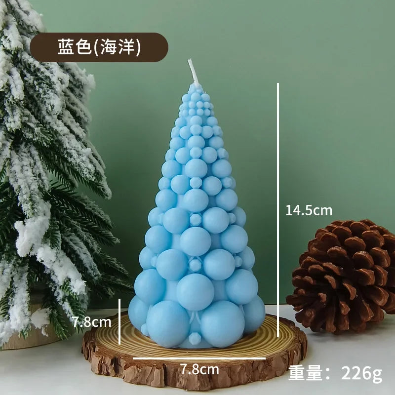 Bubble Ball Christmas Tree Aromatherapy Candle Ins Shooting