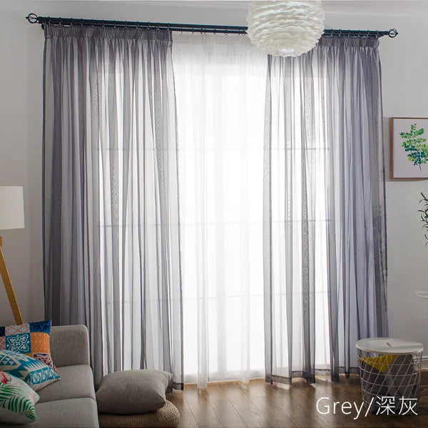 Free Customization Sheer Tulle Curtains Shading IN USA.