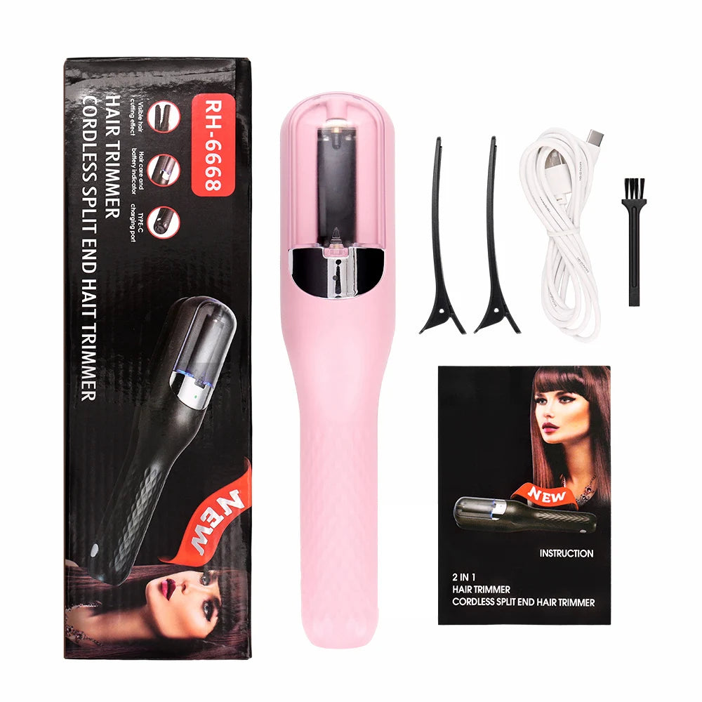 Hair Split Ends Trimmers Automatic Split End Remover Damaged Hair Repa