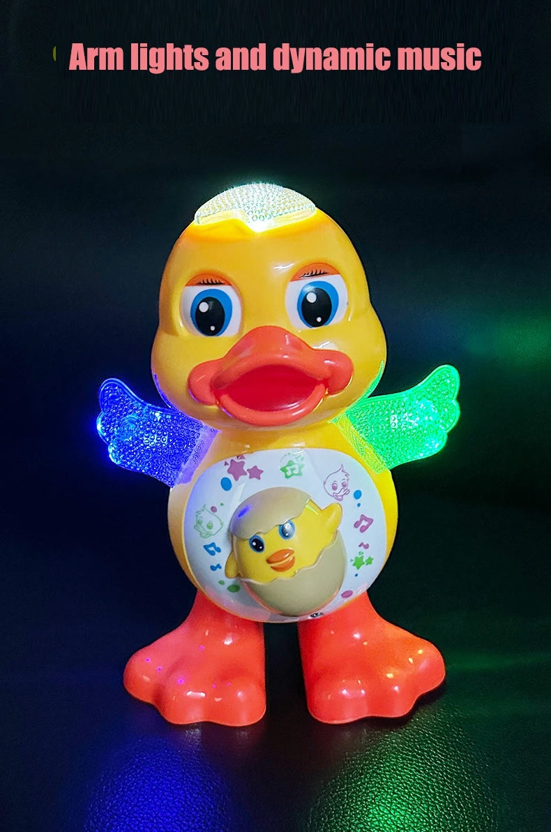 Electric Dancing Duck Funny Blink Eyes Flashing Light Shake in USA