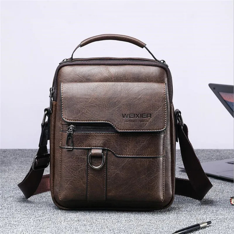 Men's Durable Shoulder Bag High Quality Leather in USA