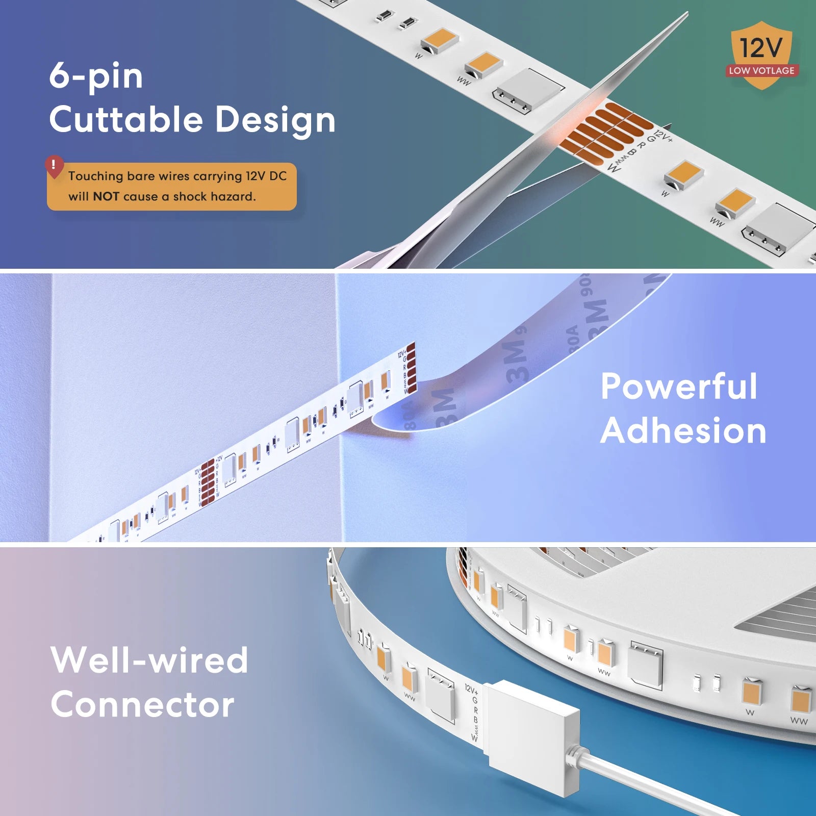 Meross HomeKit Smart Strip Light WiFi LED Light Strip in USA.