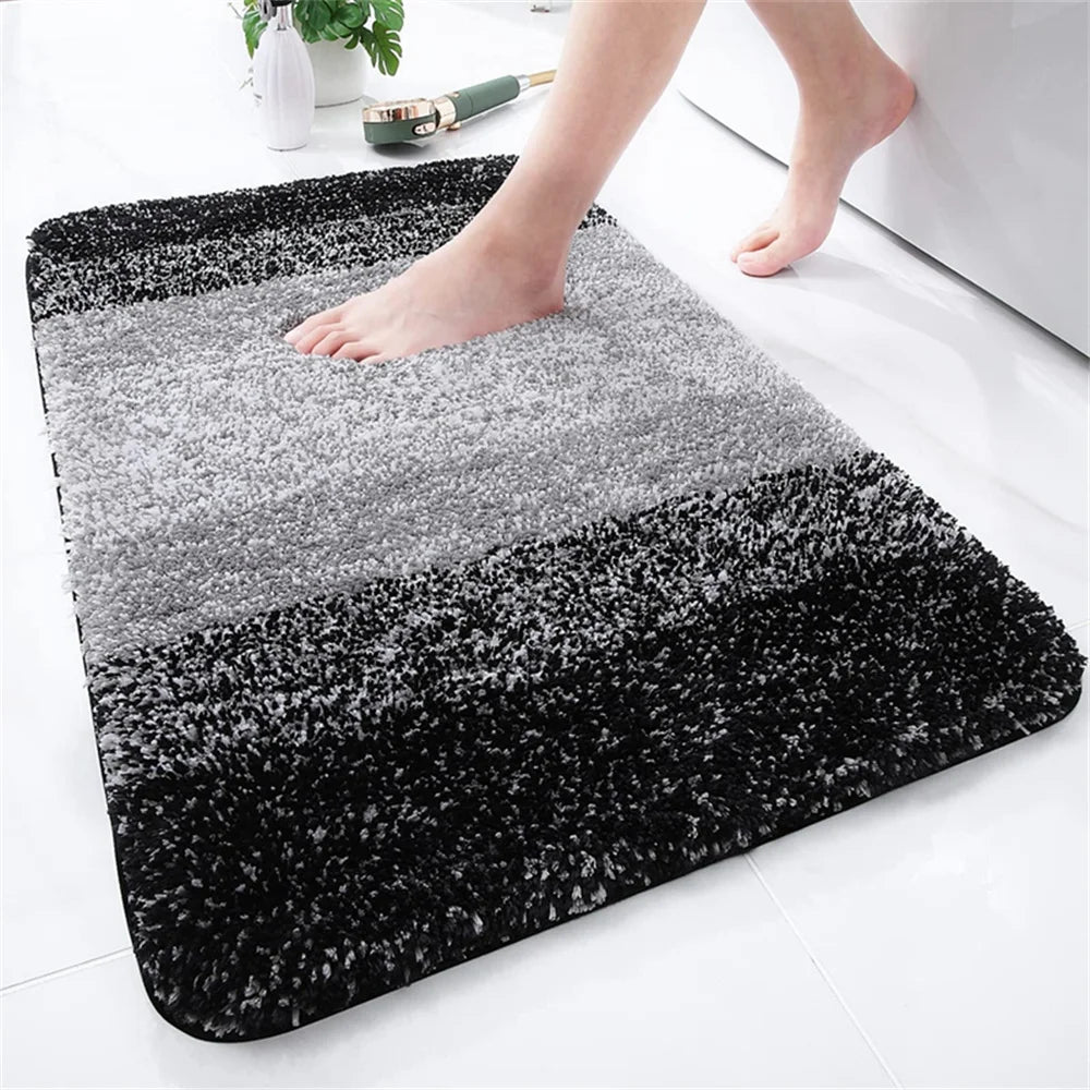 Olanly Soft Bathroom Plush Rug Absorbent Quick Dry Bath Mat