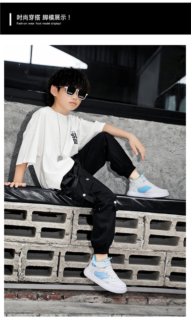 Non-slip Boys Girls Casual Board Shoes Fashion Kids Sneakers in USA