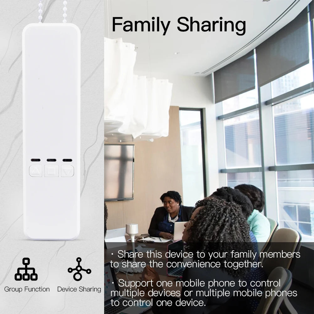 Smart Home WiFi zigbee Remote Control Shade Shutter in USA.