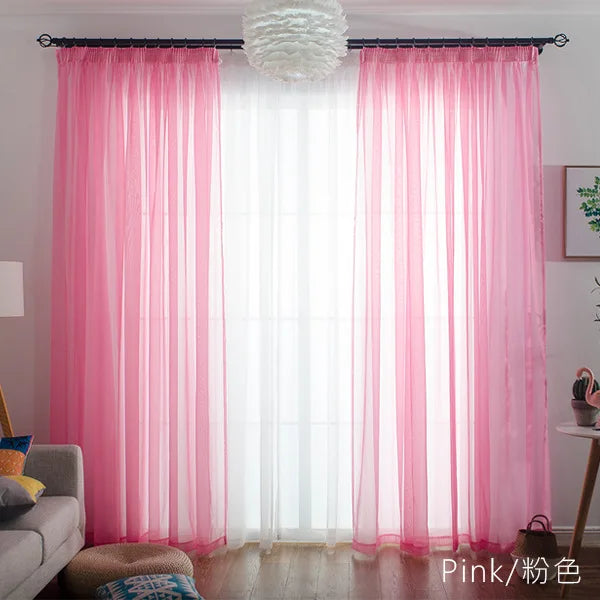 Free Customization Sheer Tulle Curtains Shading IN USA.