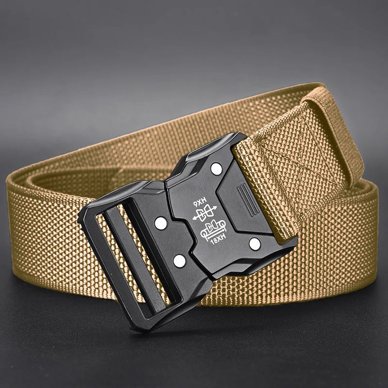 Tactical Waist Belt - Durable Automatic Buckle, in USA