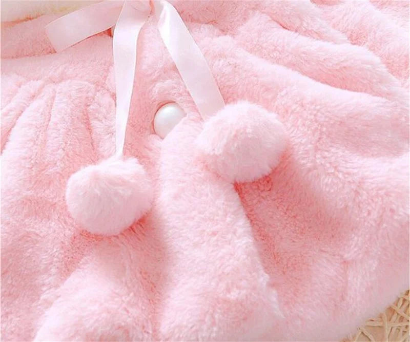 Baby girl clothes winter coat thick warm wool in USA