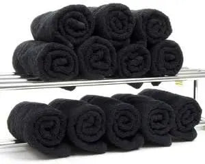 Black Pack Hand Towels Premium Spa Quality Super Soft