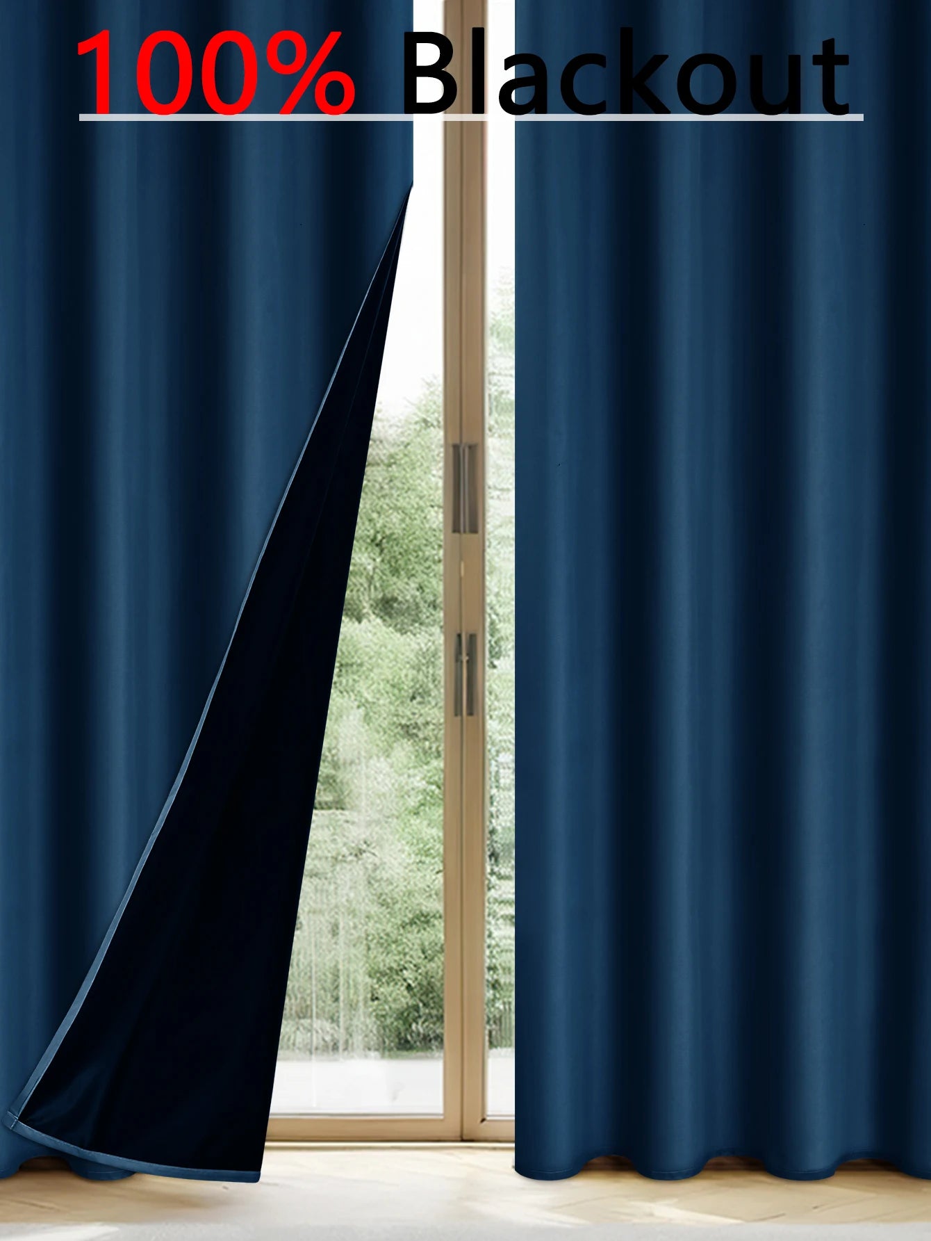 Blackout Curtains Grommets, Total Privacy Drapes Bedroom, in USA