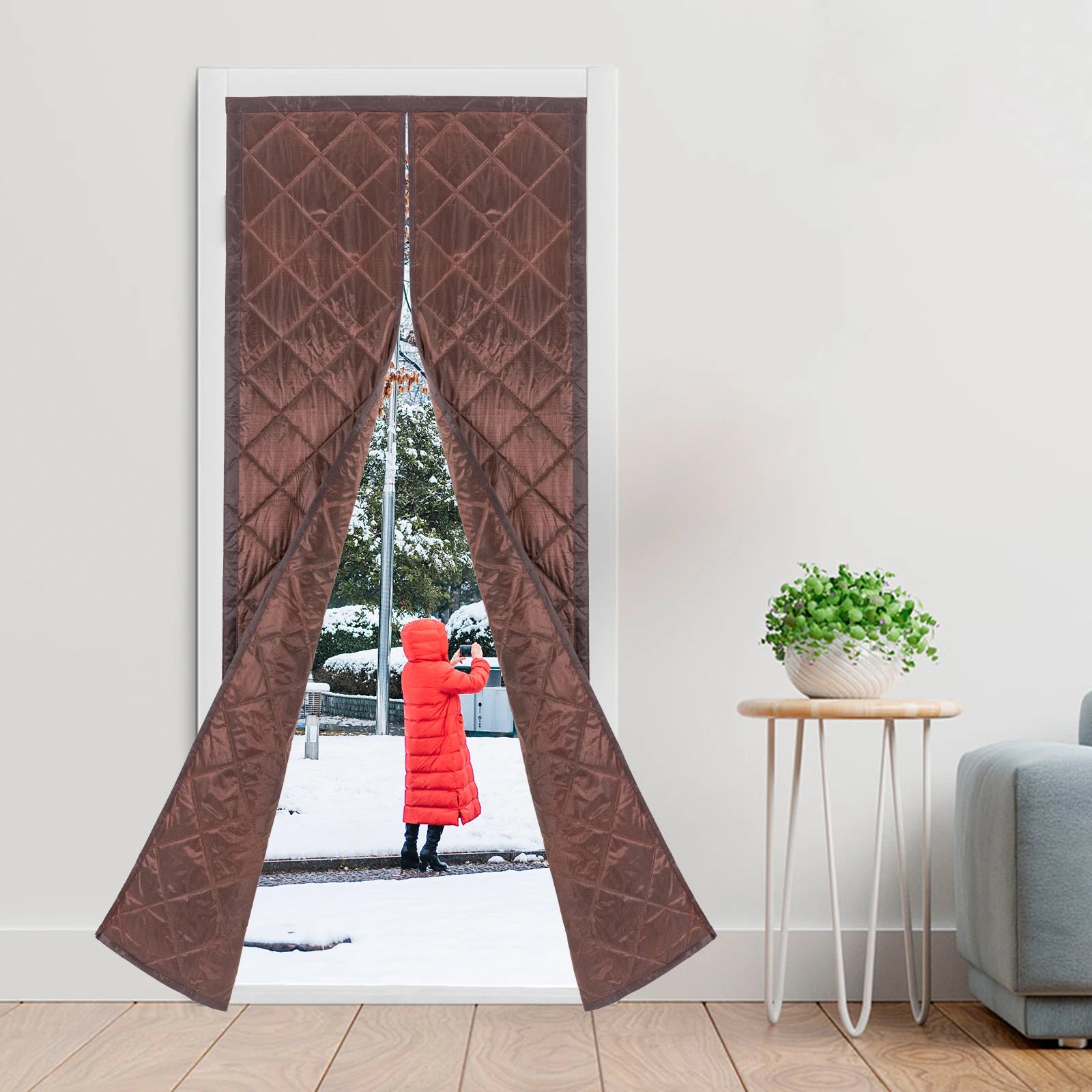 Fill Magnetic Thermal Insulated Door Curtain in USA