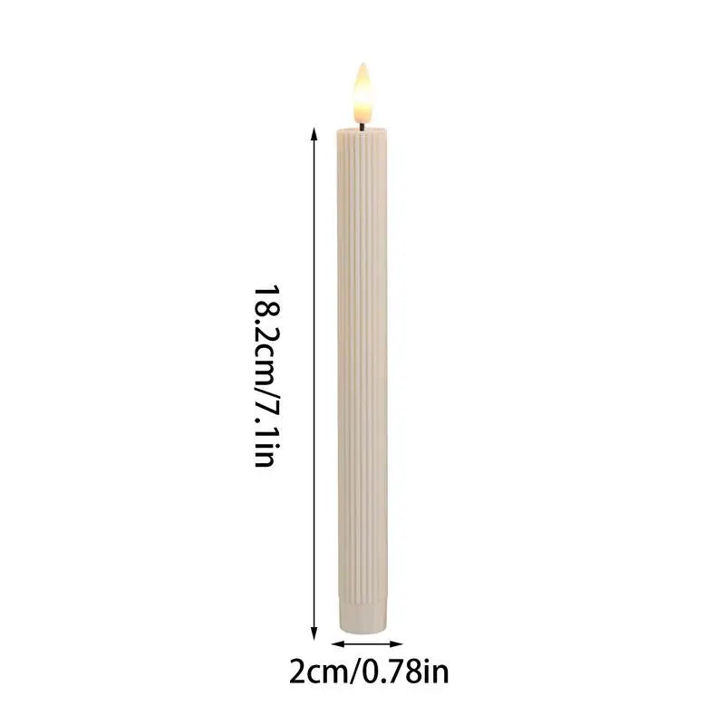 Flameless Window Candles With Remote 6X Wireless Flameless