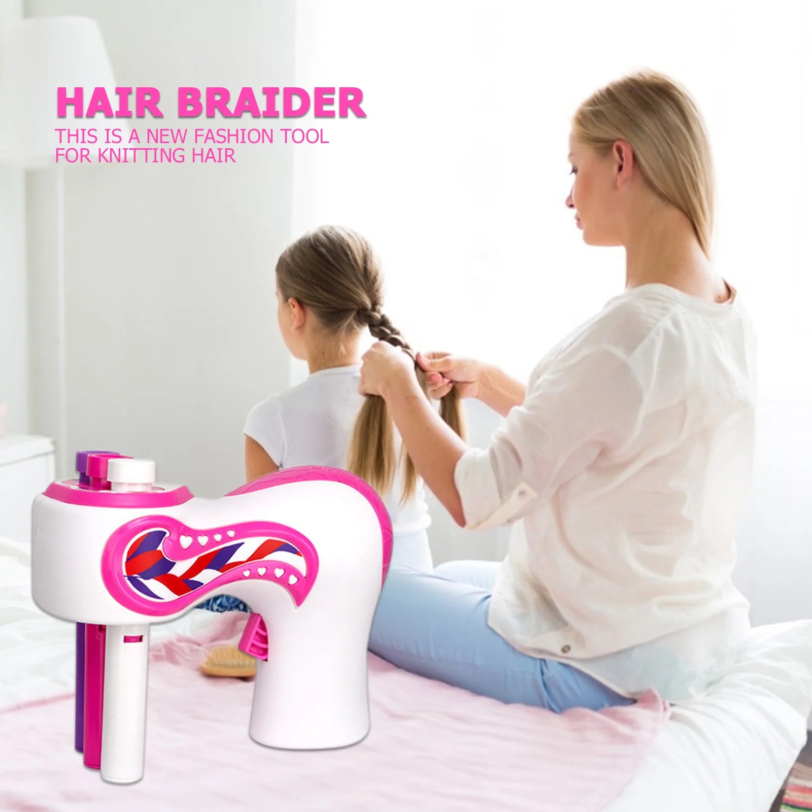 Automatic Hair Braider Electric DIY Hair Weave Machine in USA