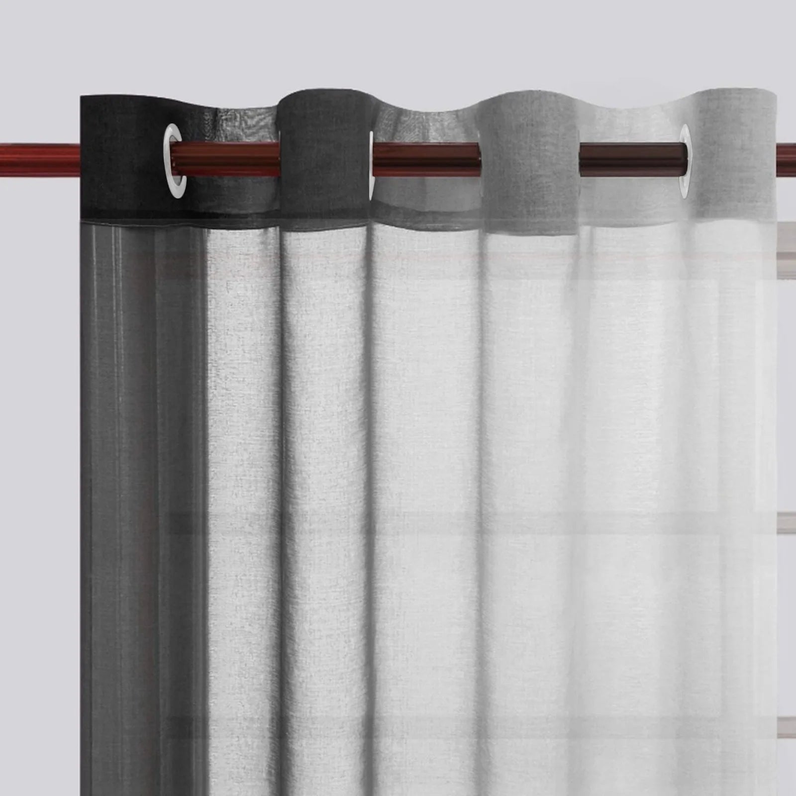 Modern Gradient Color Curtain Tulle Decorative Sheer Curtains IN USA.