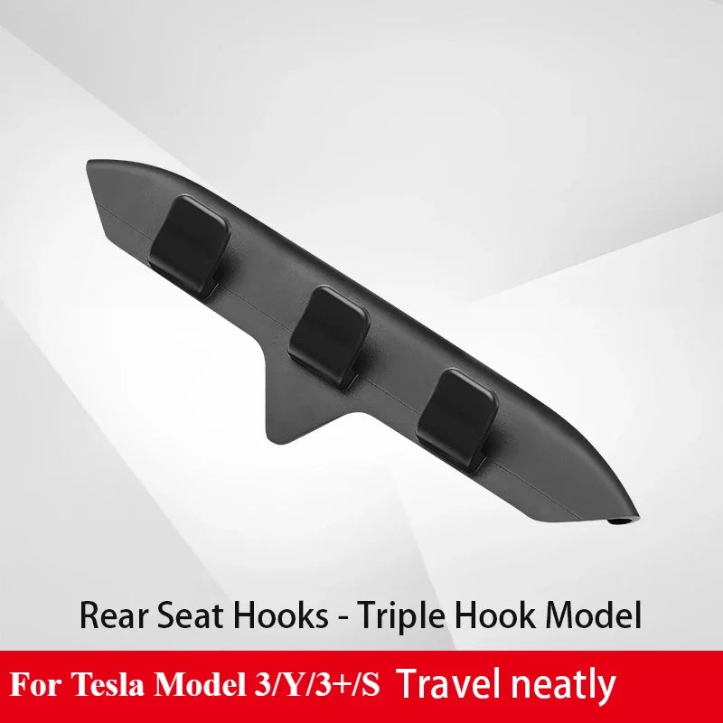 Car Back Seat Headrest Mount Holder For Tesla Model 3/Y/S/3+ 360 Rotat