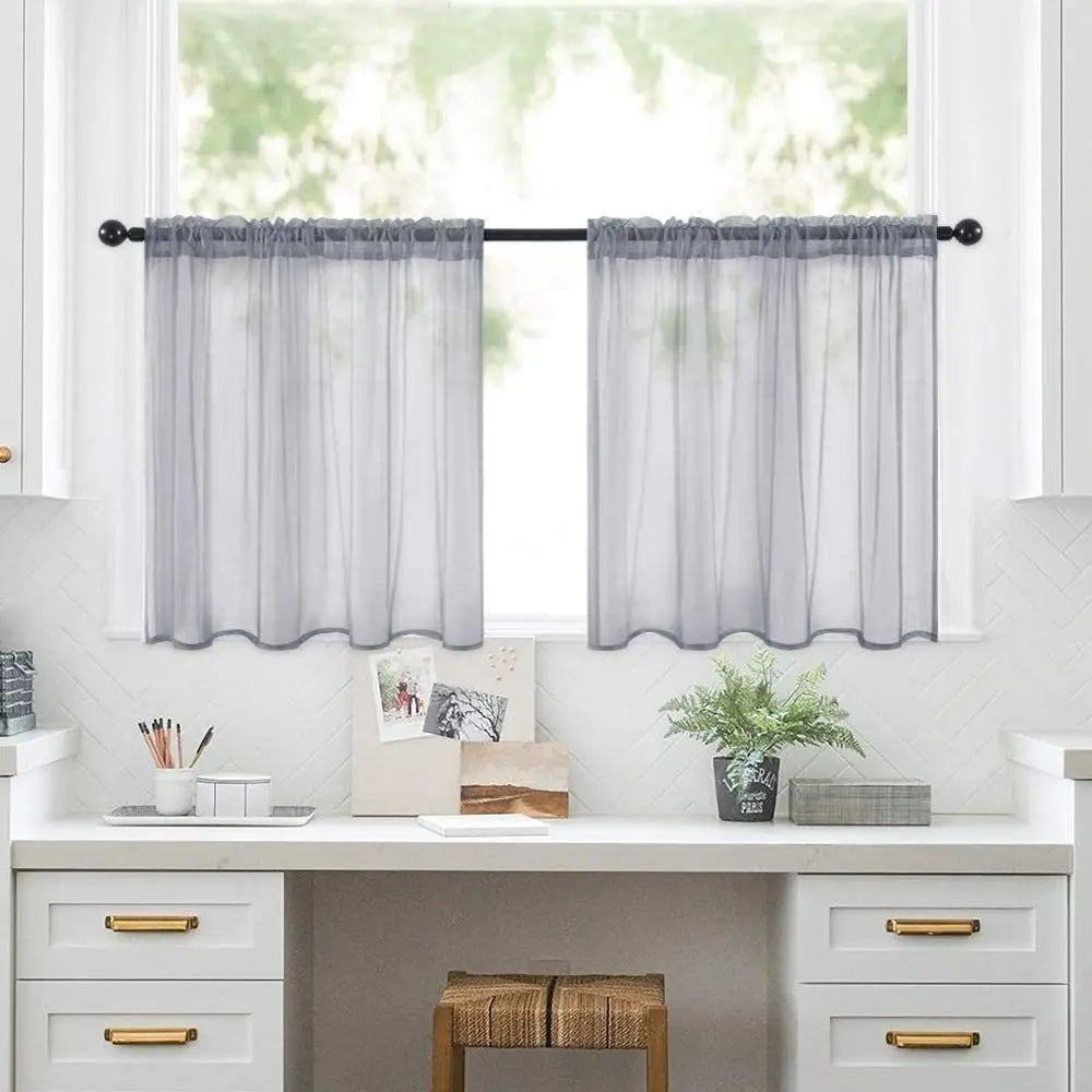 Short Curtains Living Room Bedroom Curtains in USA