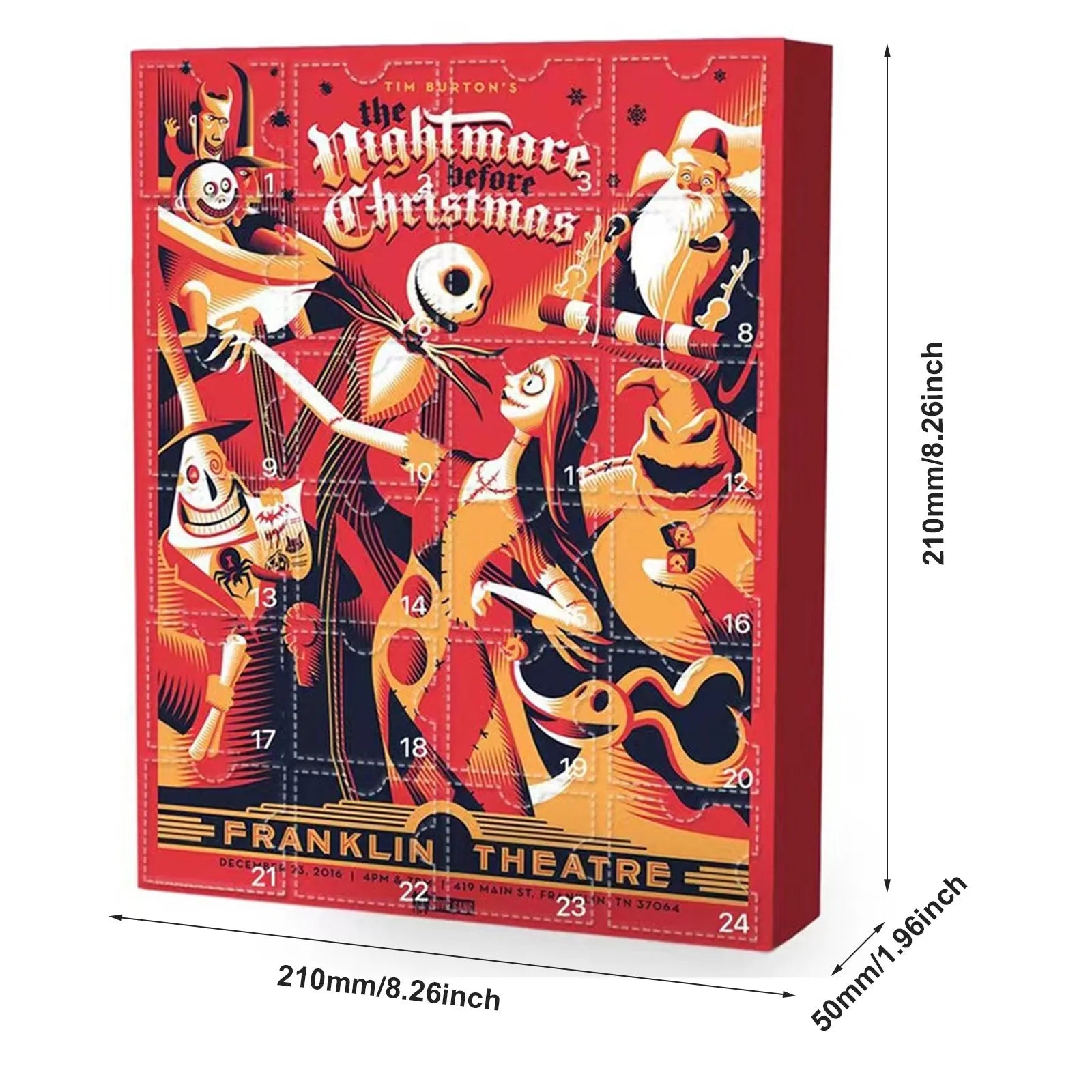 Halloween Doll Advent Calendar Contains 24 Gifts Halloween Horror Figu