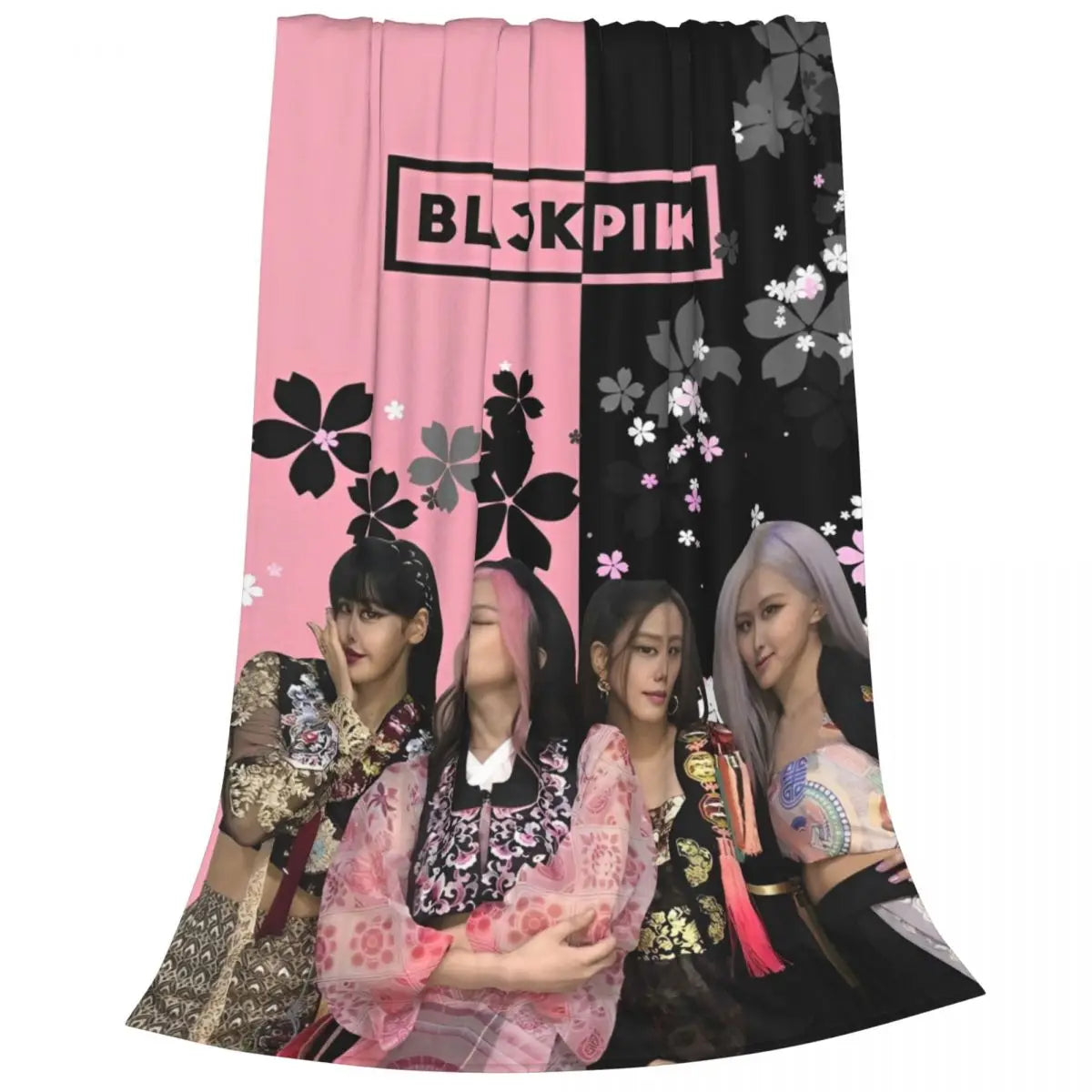 Music Idol Black-Pinks Girl Blankets Flannel All Season in USA