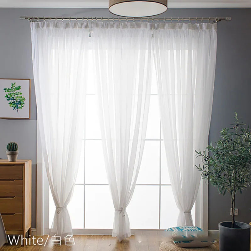 Free Customization Sheer Tulle Curtains Shading IN USA.