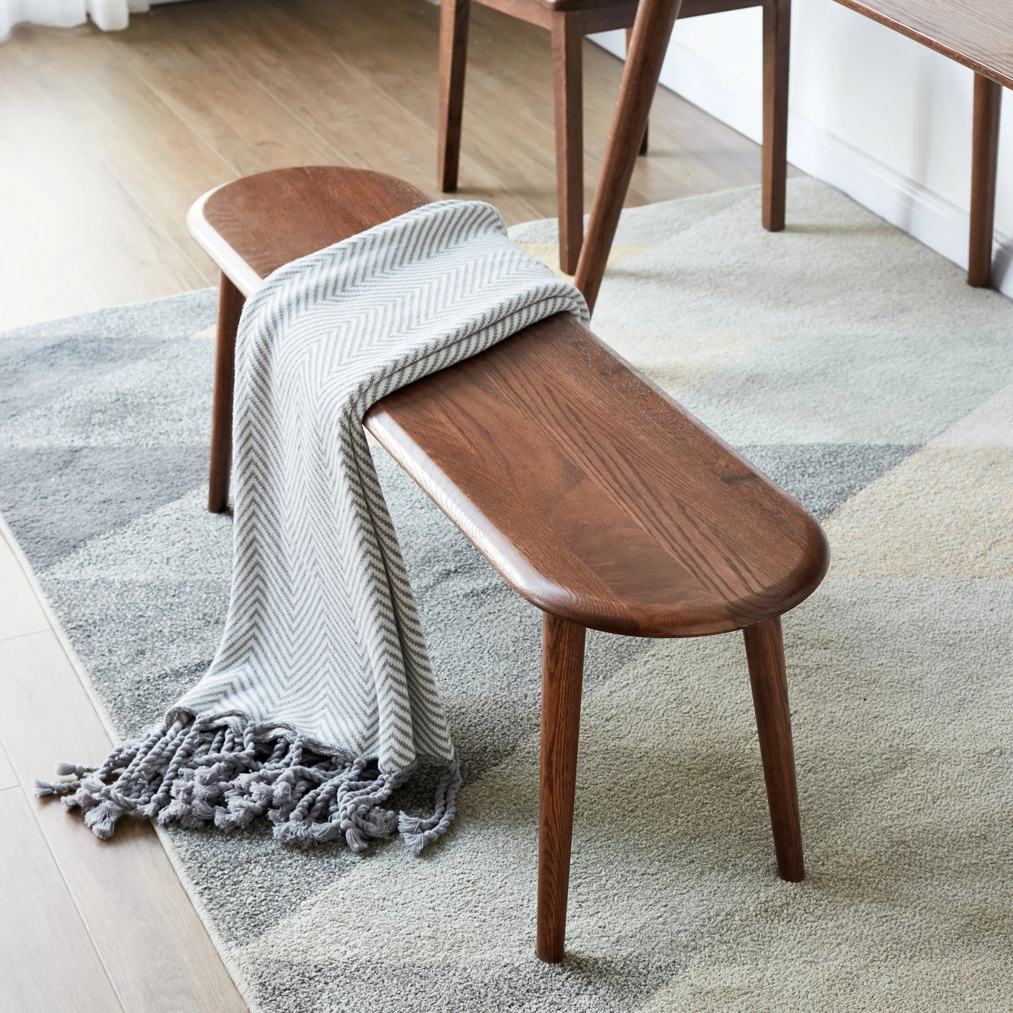 Natural Oak Wood Dining Bench Table Bench in USA.