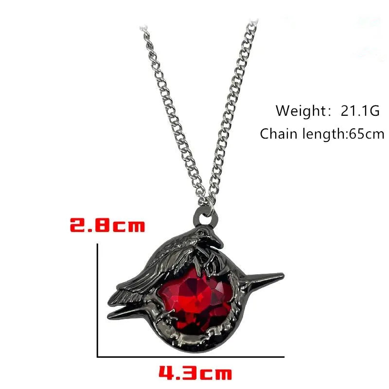 Black Crow Badge Pendant Alloy Corsage Pin Jewelry in USA