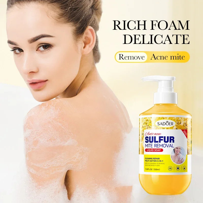 Deep Cleansing Sulfur Mite Removal Body Wash in USA