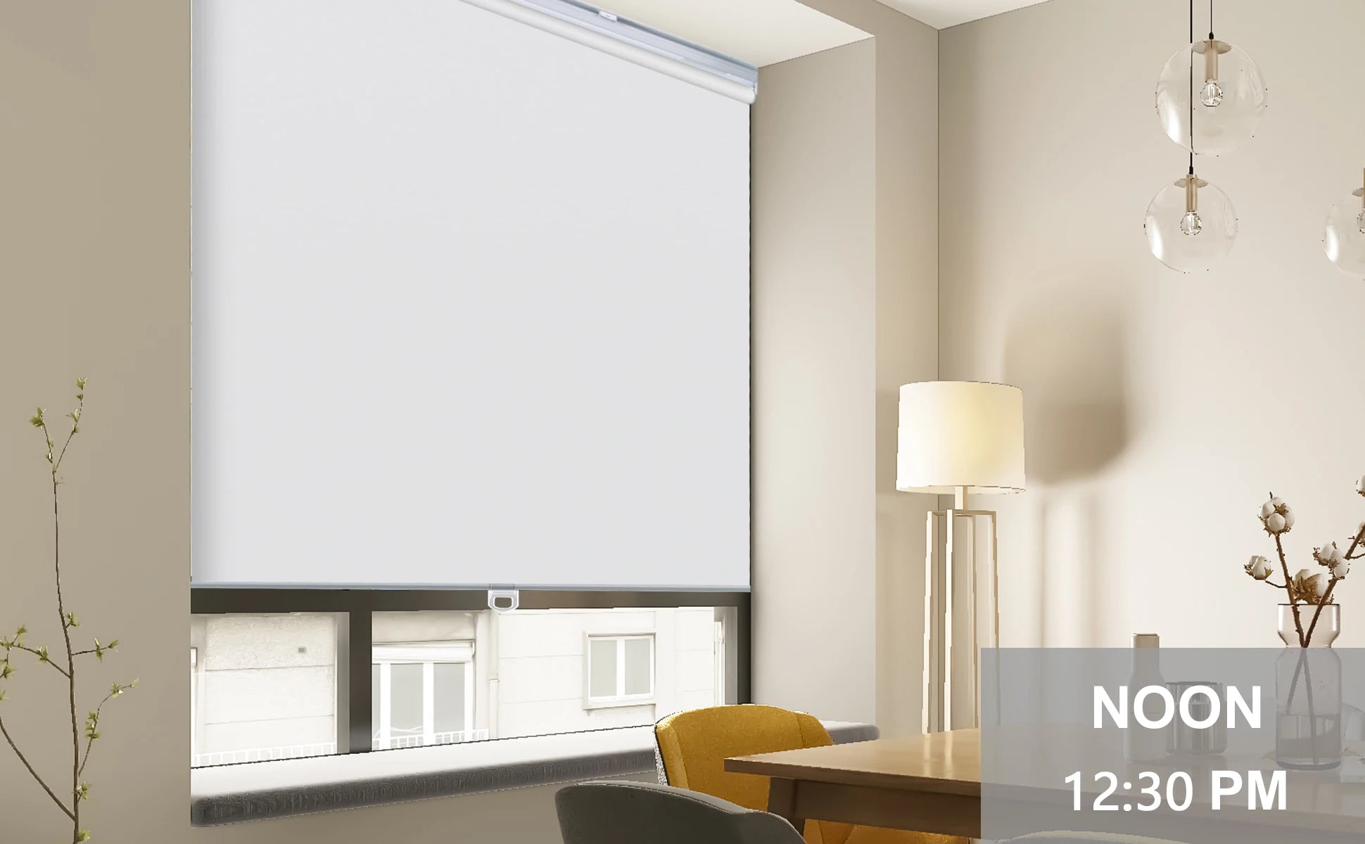 Roller Blinds Window Shades with Thermal Insulated in USA.