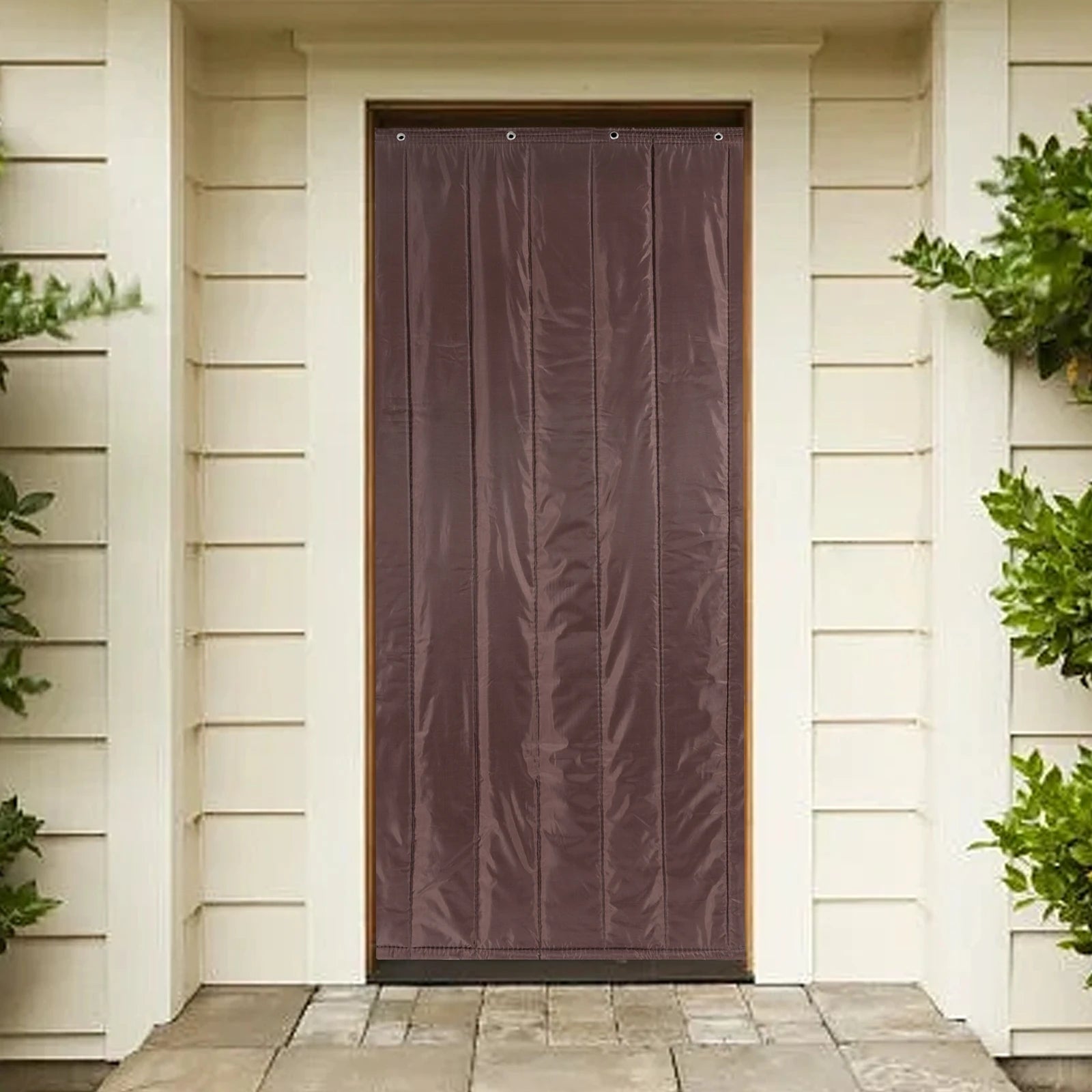 Insulated Door Curtain Thermal Cover Soundproof Winter Doorways in USA