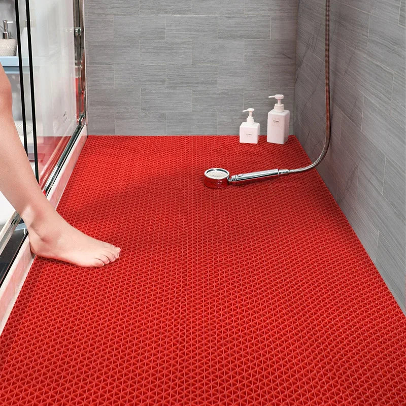 NEW Bathroom Carpet Honeycomb Foot Mat Bathroom Anti-slip