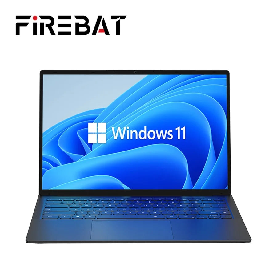 Firebat A16 Laptop 16 Inch CPU Intel N5095 16GB RAM SSD 512GB 1TB BT4.