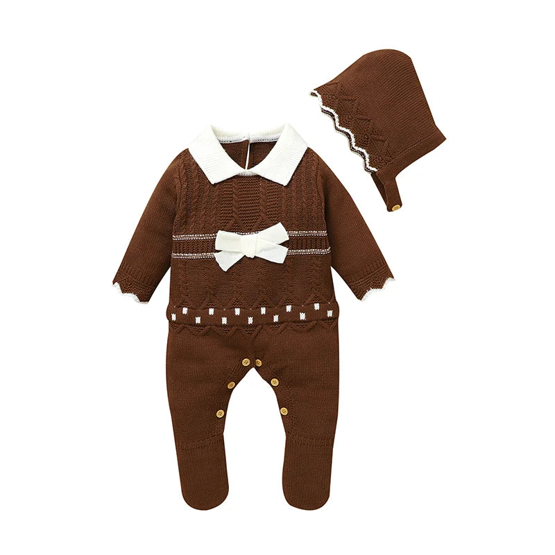 Jumpsuit Long Sleeve Cute Bow Toddler Clothes in USA