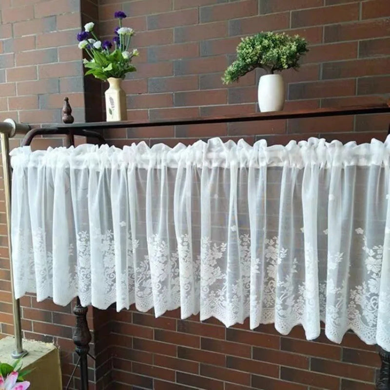 European White Lace Curtains IN USA.