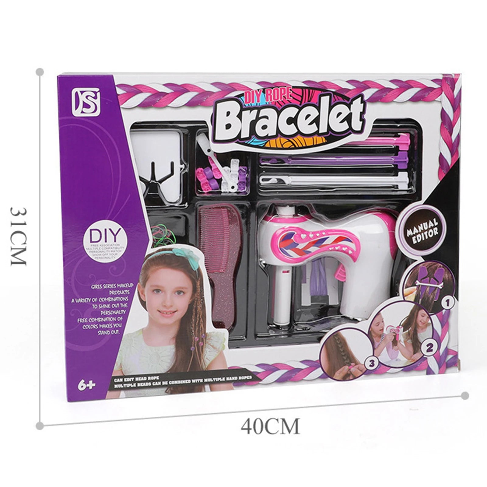 Automatic Hair Braider Electric DIY Hair Weave Machine in USA