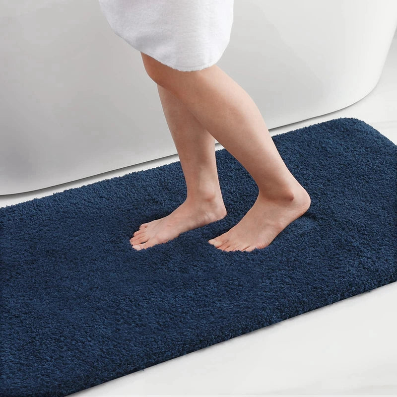 Olanly Luxury Bathroom Bath Mat Absorbent Shower Mat