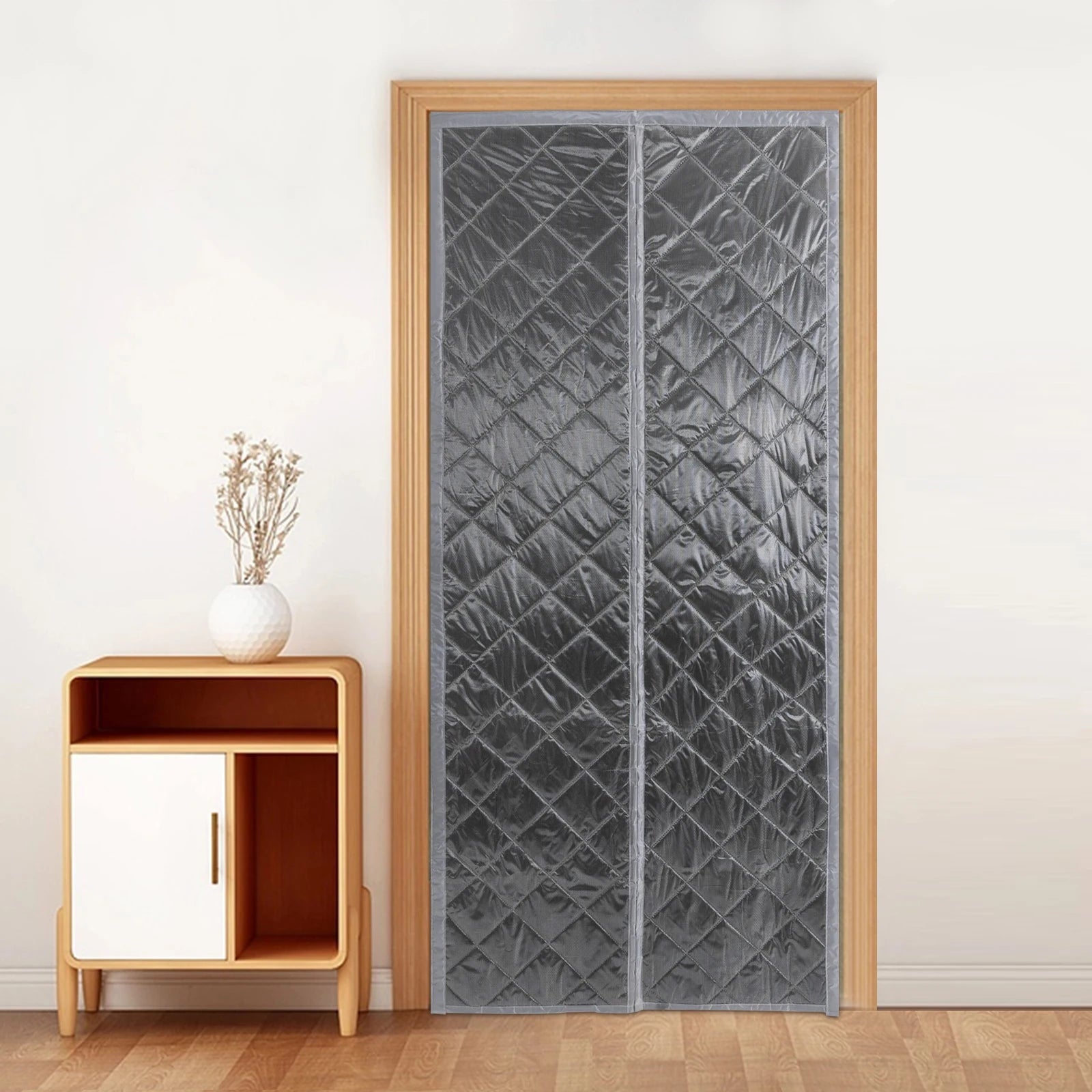 Magnetic Thermal Insulated Door Curtain Door Insulation Curtain in USA