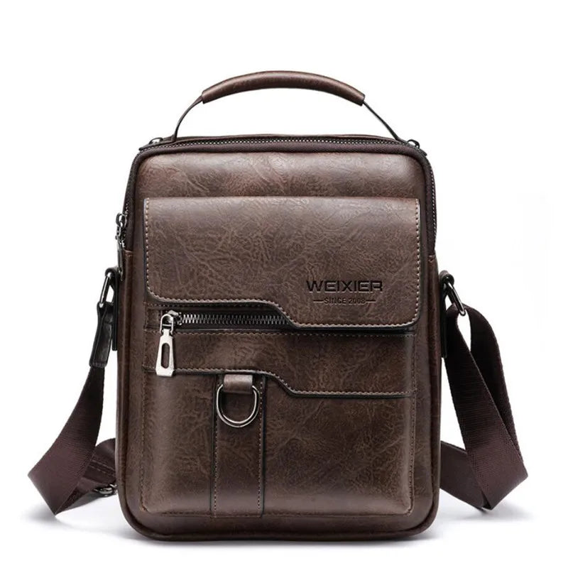 Men's Durable Shoulder Bag High Quality Leather in USA