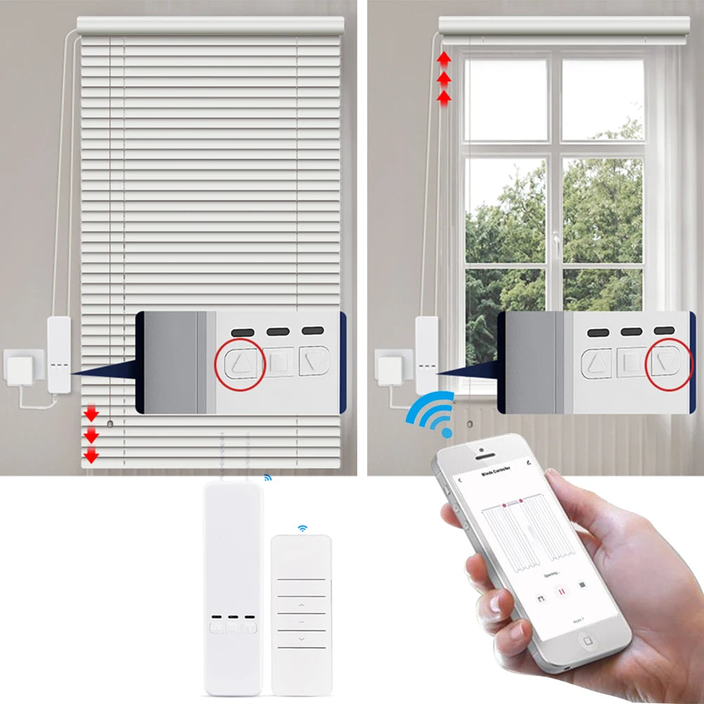 Smart Home WiFi zigbee Remote Control Shade Shutter in USA.