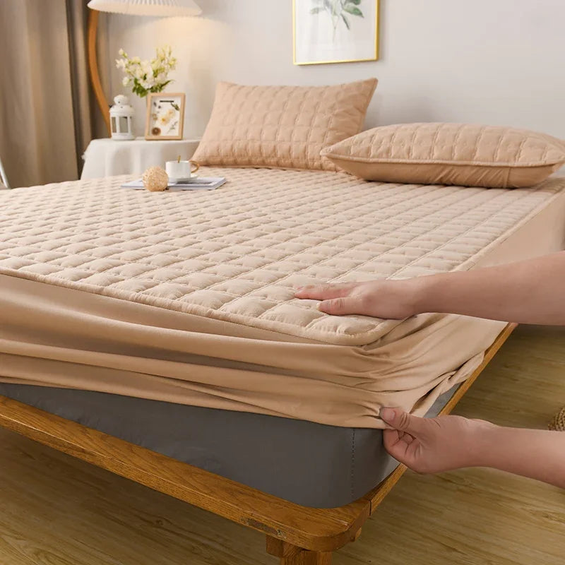 Waterproof Cotton Fitted Bed Sheet Anti-mite in USA.