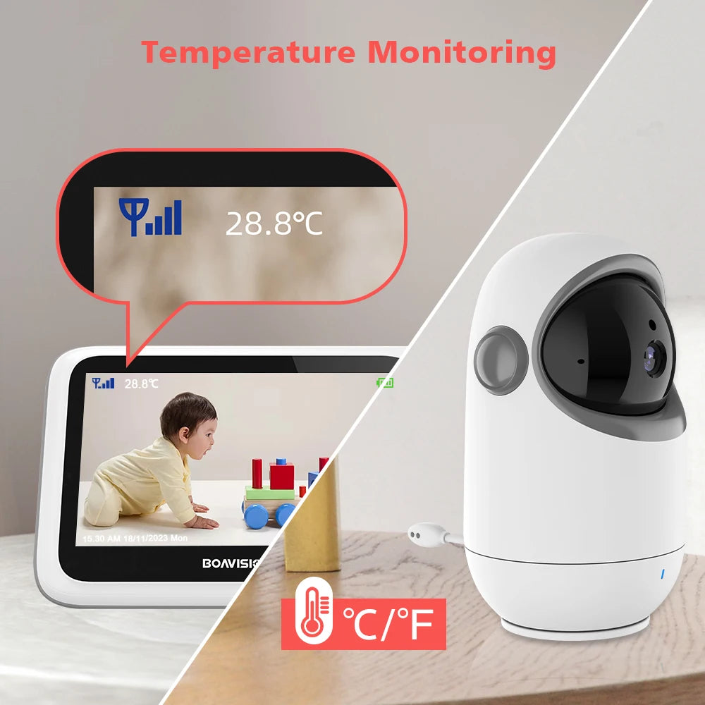 Baby Monitor Pan Wireless Night Security Camera IN USA.