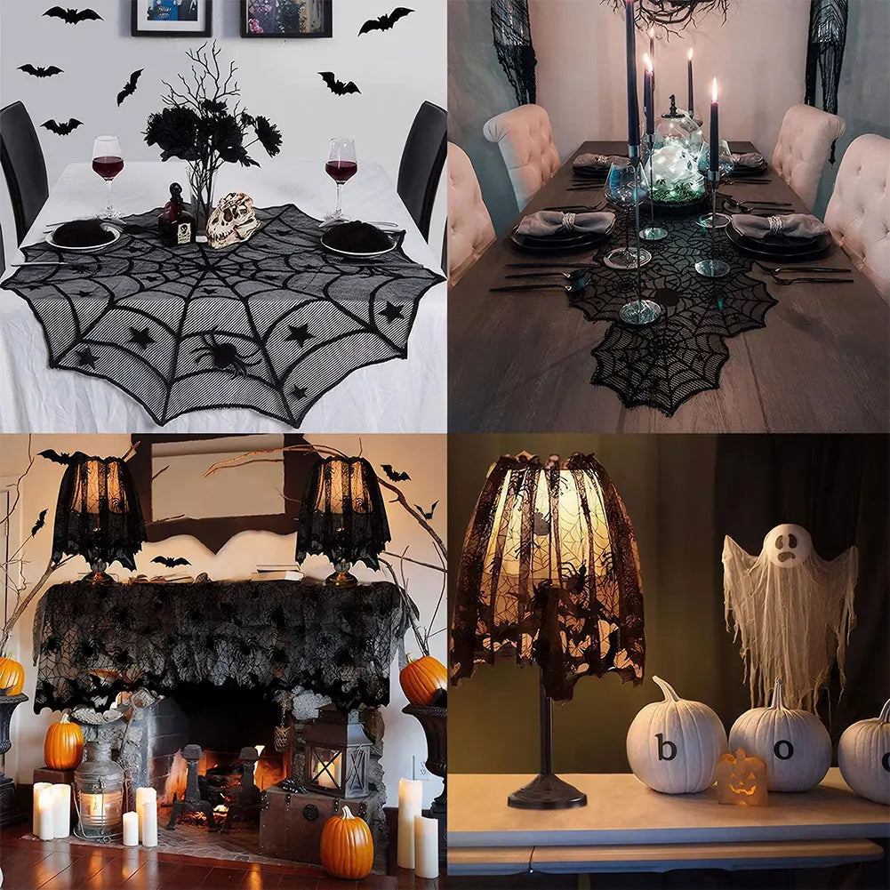 Halloween Decorations Lace Spider Web Halloween in USA