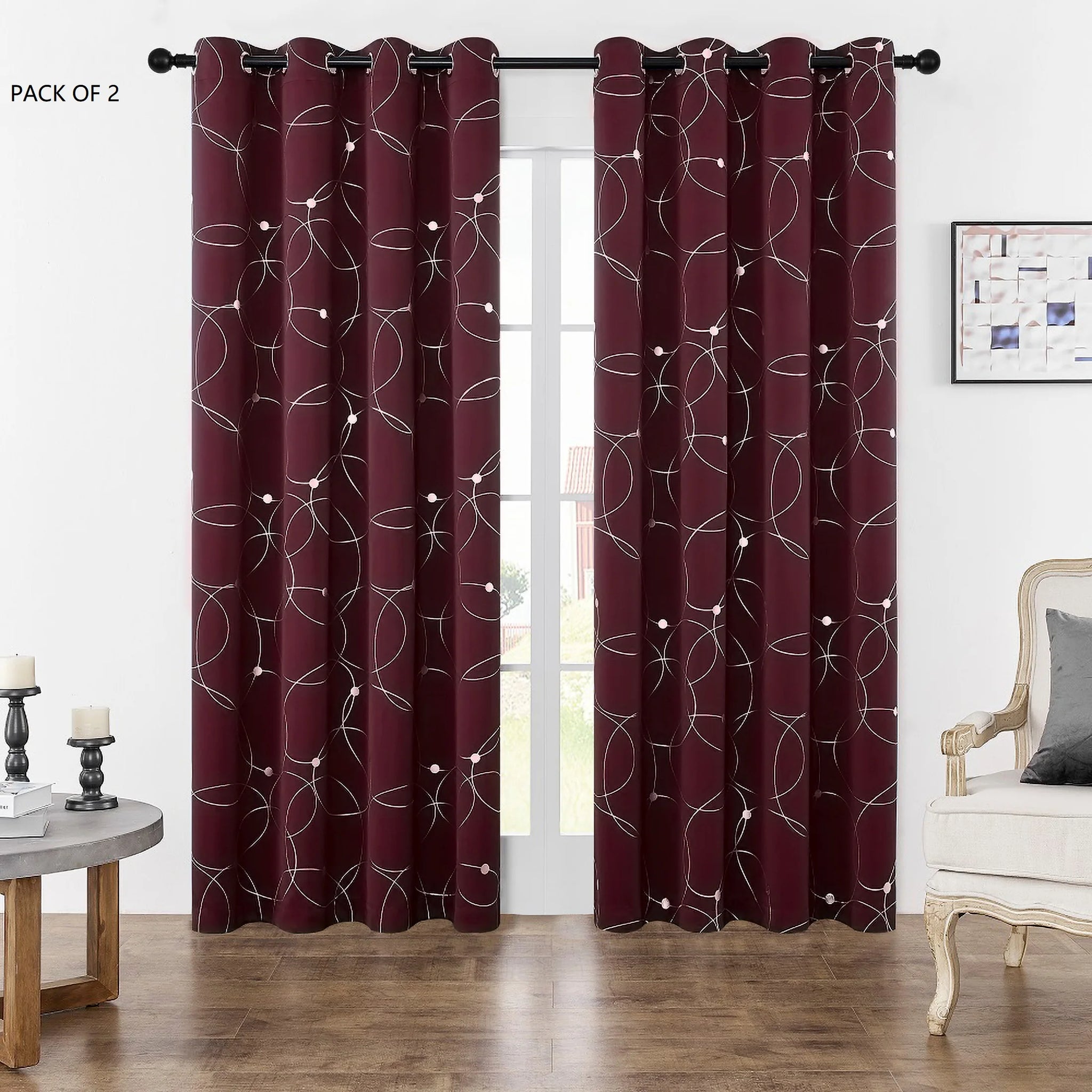 Blackout Curtains Grommet Thermal Insulated Room Darkening in USA