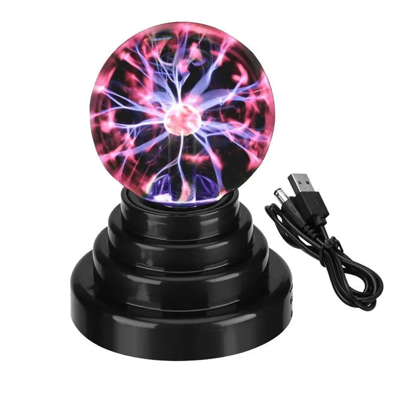 Novelty Magic Glass Plasma Ball Light USB Plug-in Only Touch in USA