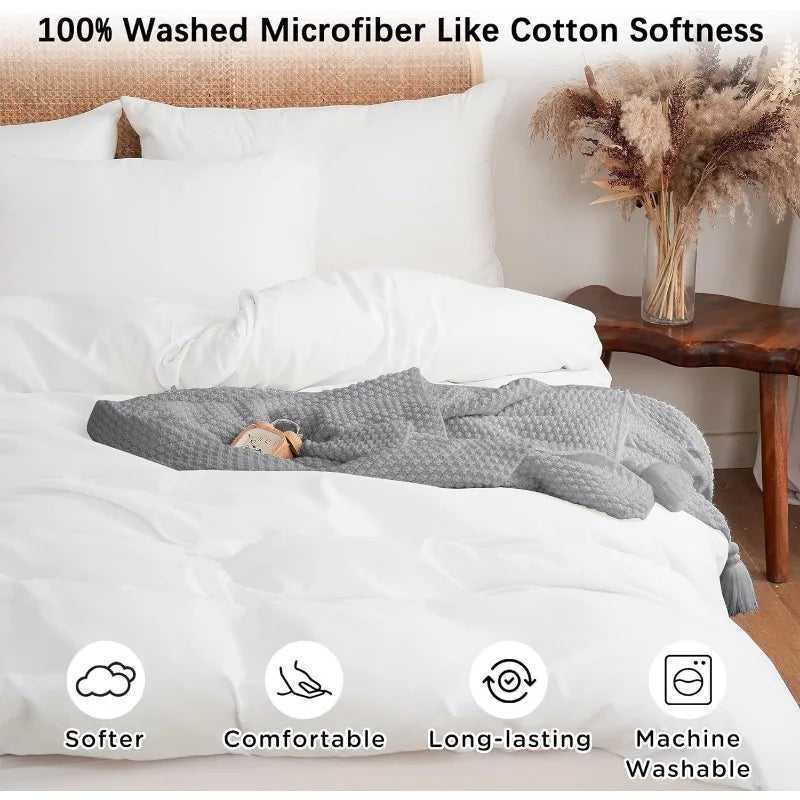 Washed Microfiber Like Washed Cotton Super Soft and Breathable