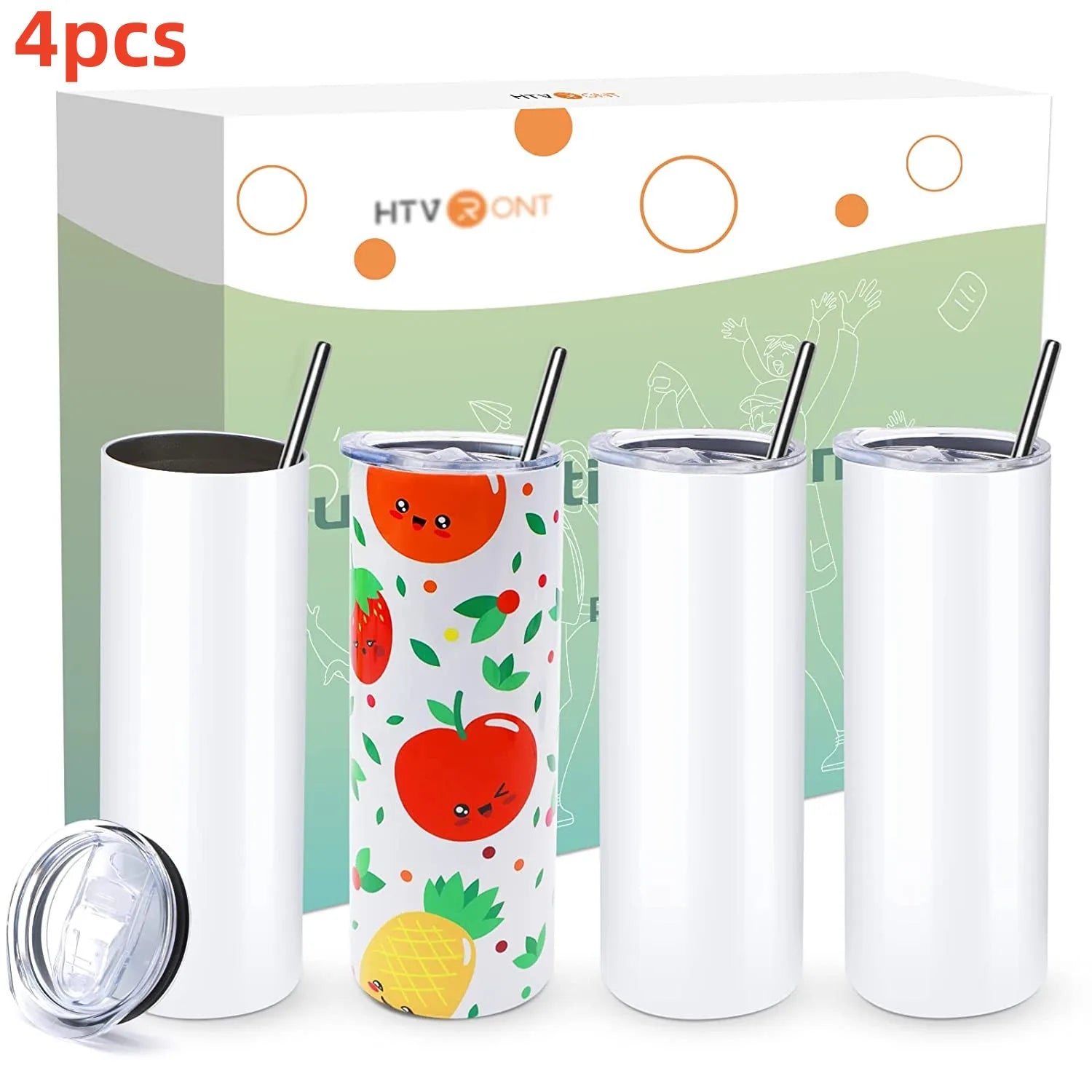 Sublimation Tumblers Skinny Straight Sublimate Tumbler in USA