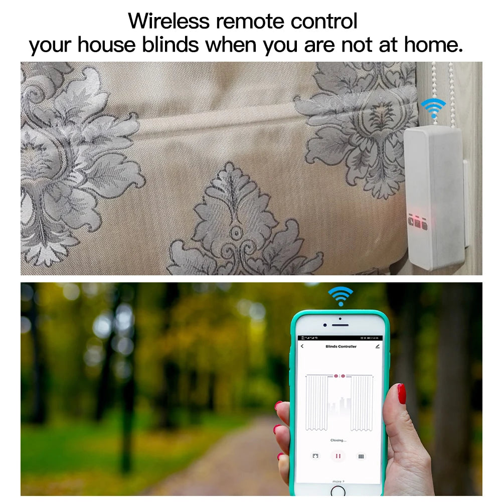 Smart Home WiFi zigbee Remote Control Shade Shutter in USA.