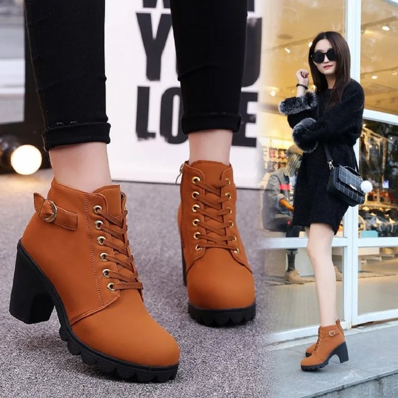 New Spring Winter Women Pumps Boots High Quality in USA