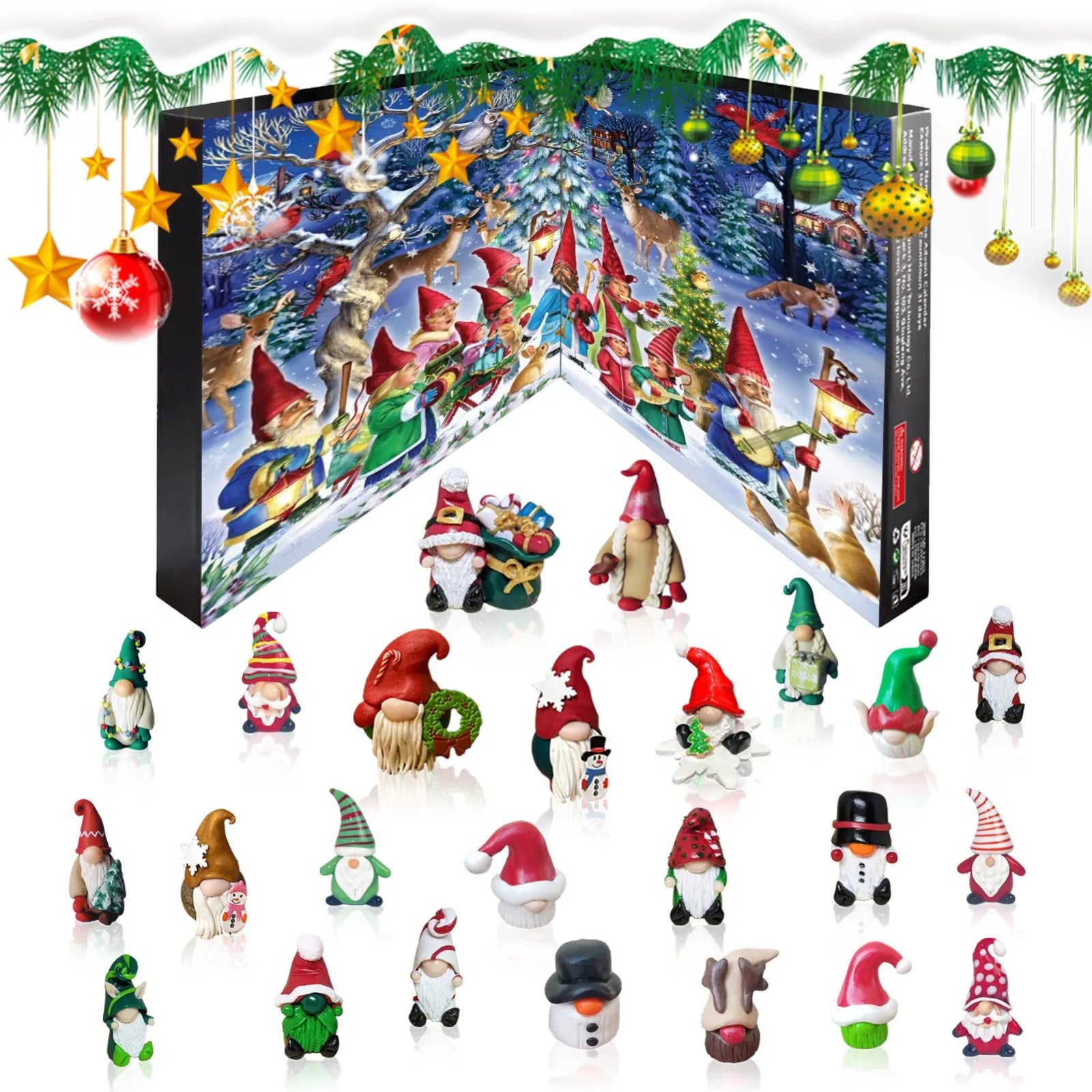 Christmas Gnome Advent Calendar 24 Day Christmas Advent Calendar Colle