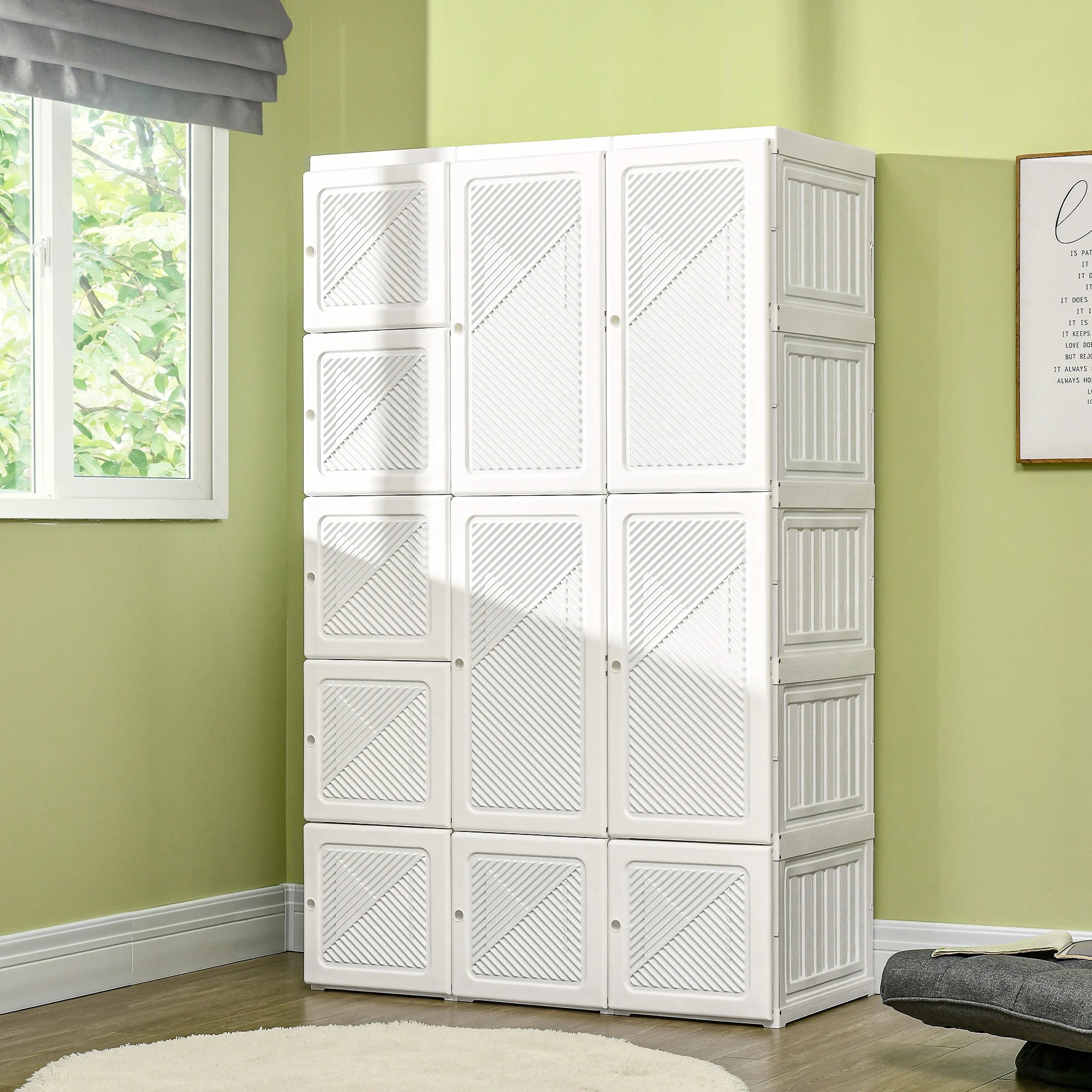 Portable Wardrobe Closet Folding Clothes Cabinet IN USA.